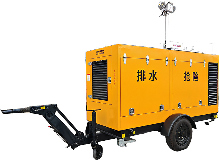 移动排水发电照明泵站